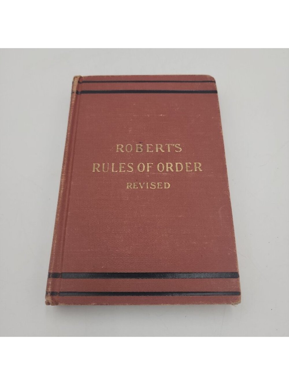 Robert's Rules of Order Pocket Manual ANTIQUE 1904 hardback book